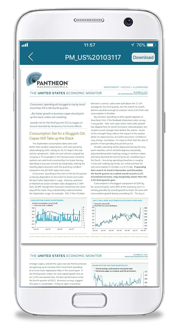 Pantheon Macroeconomics App