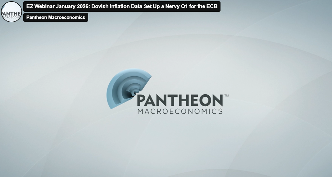 EZ Webinar January 2026: Dovish Inflation Data Set Up a Nervy Q1 for the ECB